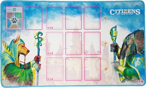 TWKCITP Citizens Of The Spark Card Game: Playmat (Outdated Info) published by Thunderworks Games