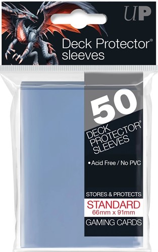 50 x Clear Standard Card Sleeves 66mm x 91mm (Ultra Pro)