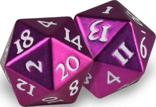 UP85339 Heavy Metal D20 Dice Set: Grenadine published by Ultra Pro
