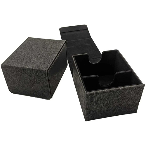 UPLE10377 Legion Sentinel Deck Box 130 Black published by Legion Supplies