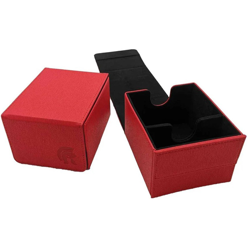 UPLE10379 Legion Sentinel Deck Box 130 Red published by Legion Supplies