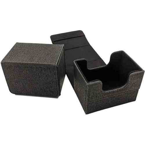 UPLE10382 Legion Sentinel Deck Box 80 Black published by Legion Supplies