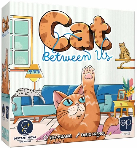3!USOHB0006490025 Cat Between Us Card Game published by USAOpoly