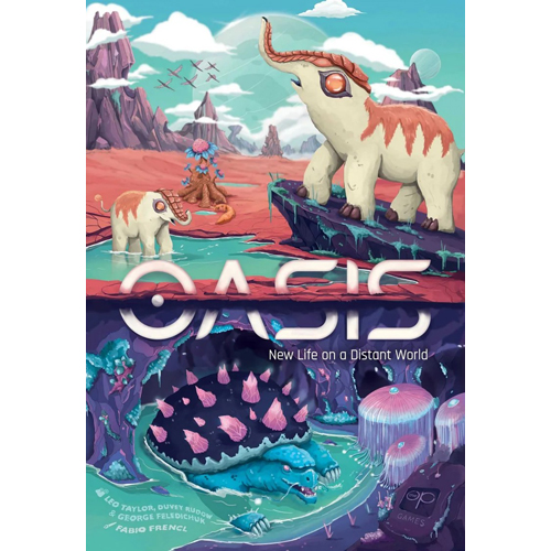 3!USOOASIS Oasis New Life On A Distant World Board Game published by USAOpoly