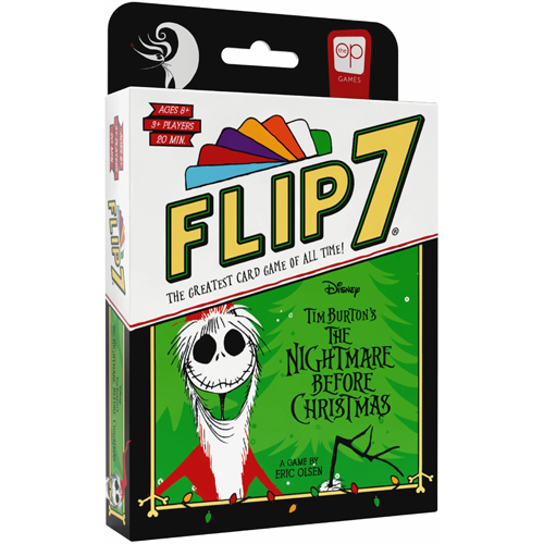 2!USOPAFLIP7NIGHT Flip 7 Card Game: The Night Before Christmas published by USAOpoly