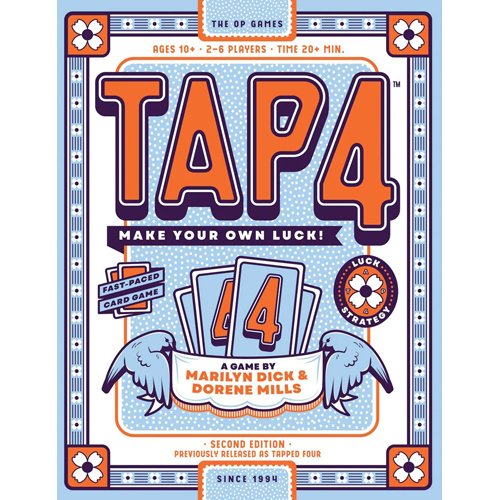 3!USOTAP4 Tap 4 Card Game published by USAOpoly