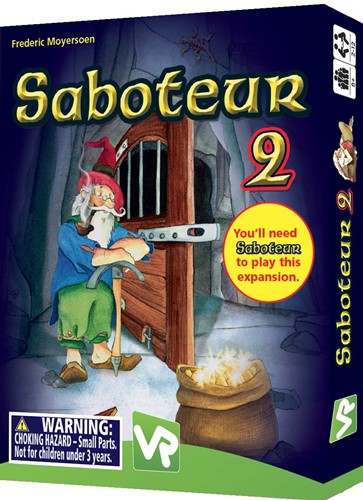 VRDSAB2 Saboteur Card Game: Saboteur 2 Expansion (2019 Edition) published by VR Distribution