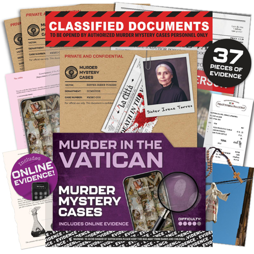 VRDVATICAN Murder Mystery Cases: Murder In The Vatican published by Lucky Egg