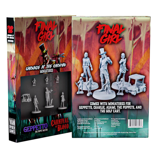 1!VRGFG004M Final Girl Board Game: Carnage At The Carnival Miniatures published by Van Ryder Games