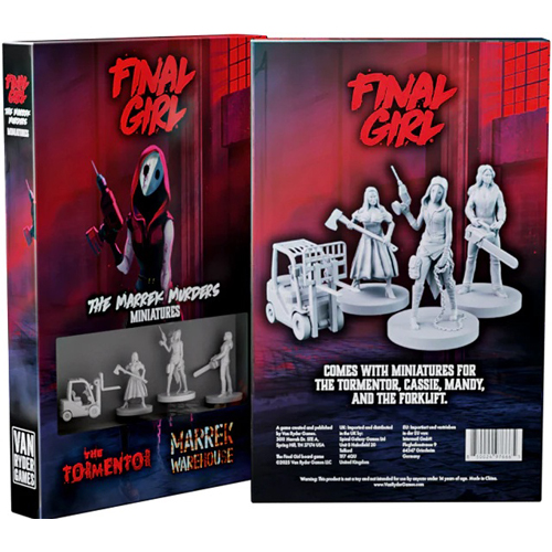 VRGFG014M Final Girl Board Game: The Marrek Murders Miniatures published by Van Ryder Games