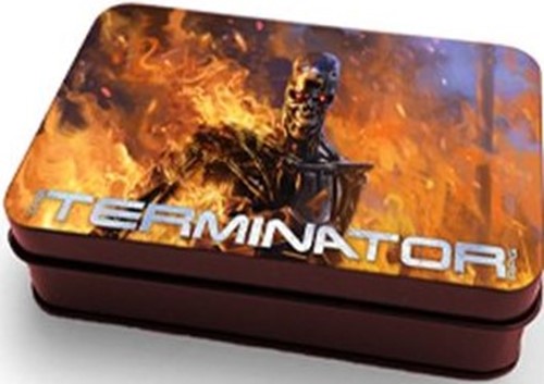 WFGTER806 The Terminator RPG: Limited Edition Dice Tin Set published by Nightfall Games