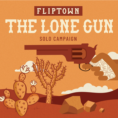 2!WSG0010402 Fliptown Card Game: Lone Gun Expansion published by Write Stuff Games