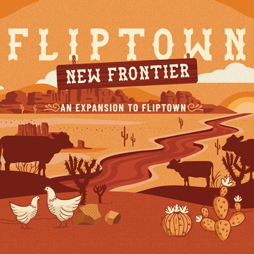 2!WSG00105 Fliptown Card Game: New Frontier Expansion published by Write Stuff Games