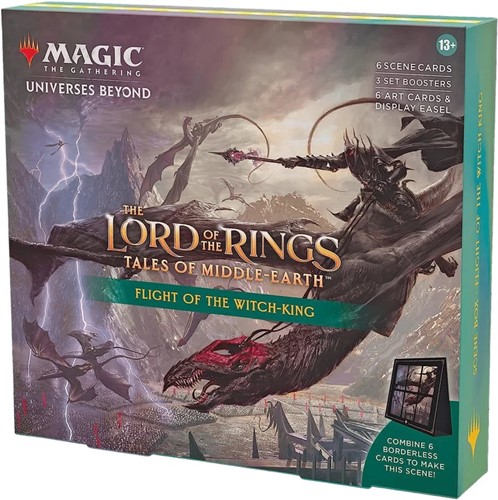 WTCD1526S2 MTG Lord Of The Rings: Tales Of Middle-Earth Flight Of The Witch-King Holiday Scene Box published by Wizards of the Coast