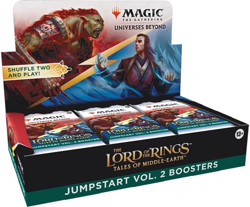 MTG Lord Of The Rings: Tales Of Middle-Earth Holiday Jumpstart Booster Display
