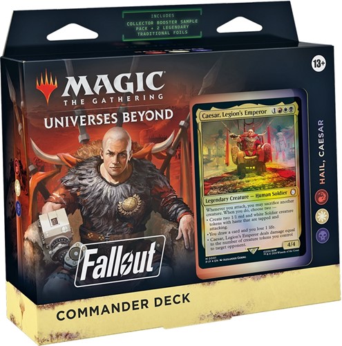2!WTCD2351S1 MTG Fallout: Hail Caesar Commander Deck published by Wizards of the Coast