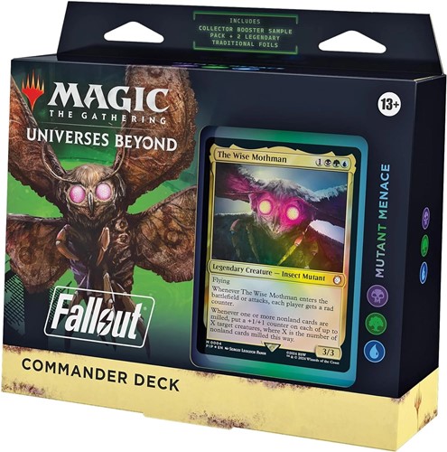 WTCD2351S2 MTG Fallout: Mutant Menace Commander Deck published by Wizards of the Coast