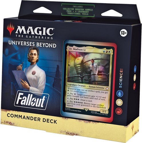 WTCD2351S3 MTG Fallout: Science Commander Deck published by Wizards of the Coast