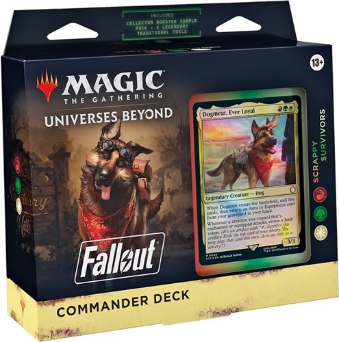 WTCD2351S4 MTG Fallout: Scrappy Survivors Commander Deck published by Wizards of the Coast
