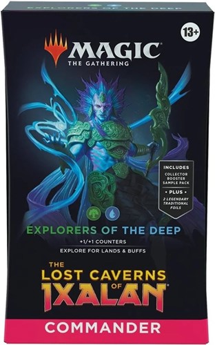 2!WTCD2393S3 MTG The Lost Caverns Of Ixalan Explorers Of The Deep Commander Deck published by Wizards of the Coast