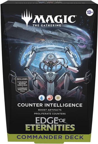 WTCD4450S1 MTG Edge Of Eternities Counter Intelligence Commander Deck published by Wizards of the Coast