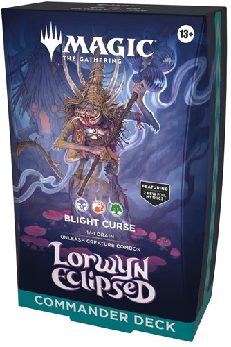 2!WTCD50750001S1 MTG Lorwyn Eclipsed Blight Curse Commander Deck published by Wizards of the Coast