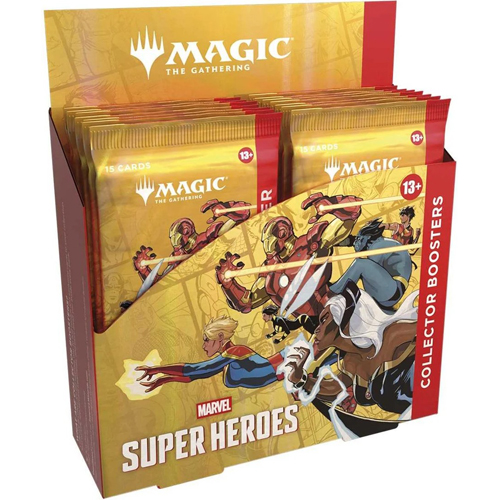 WTCD53580000 MTG Marvel Super Heroes Collector Booster Display published by Wizards of the Coast