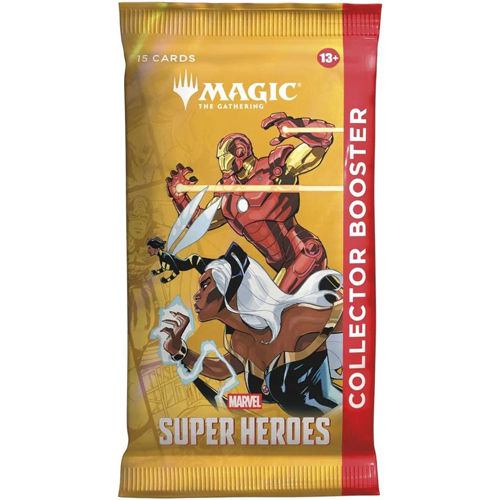 WTCD53580000S MTG Marvel Super Heroes Collector Booster Pack published by Wizards of the Coast