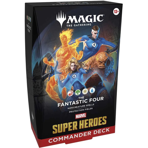 WTCD53610001S3 MTG Marvel Super Heroes Fantastic Four Commander Deck published by Wizards of the Coast
