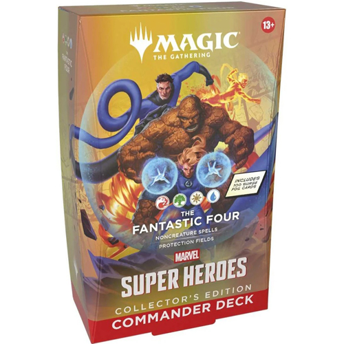WTCD53620000S3 MTG Marvel Super Heroes Fantastic Four Collector Commander Deck published by Wizards of the Coast