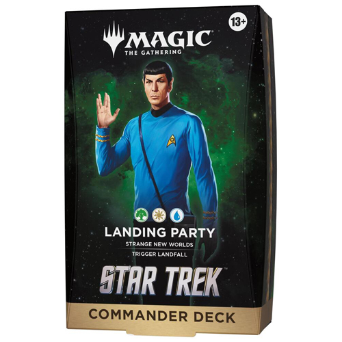 WTCD58990001S2 MTG Star Trek Landing Party Commander Deck published by Wizards of the Coast