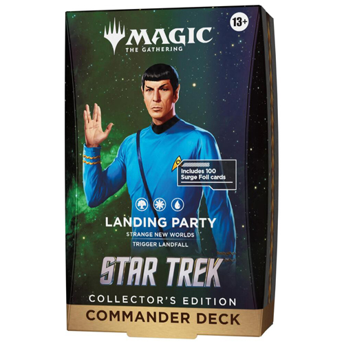 WTCD59000000S2 MTG Star Trek Landing Party Collector Commander Deck published by Wizards of the Coast