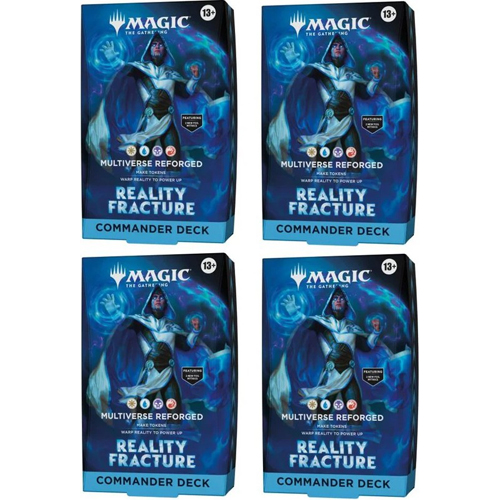 2!WTCD59250001 MTG Reality Fracture Commander Deck Display published by Wizards of the Coast
