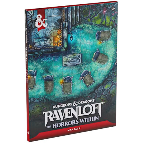 2!WTCD60180000 Dungeons And Dragons RPG: Ravenloft Horrors Within Map Pack published by Wizards of the Coast