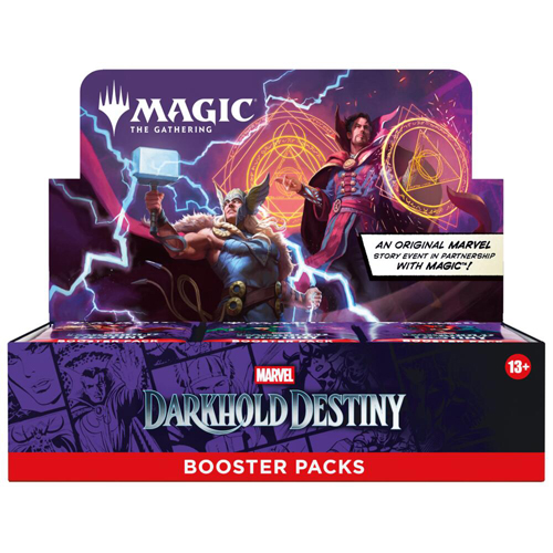 2!WTCD64610001 MTG Marvel Darkhold Destiny Play Booster Display published by Wizards of the Coast