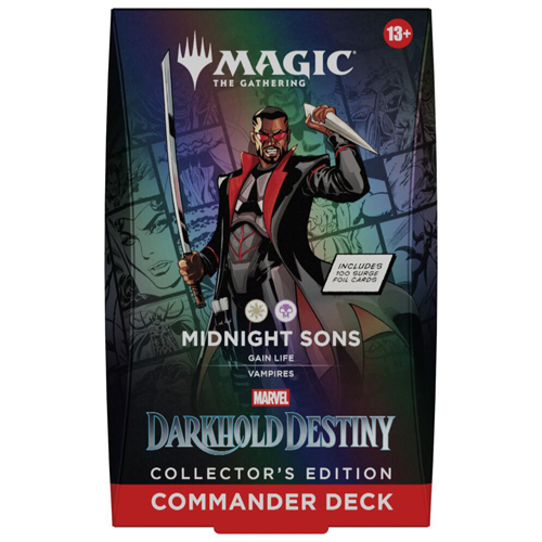 2!WTCD64670000S1 MTG Marvel Darkhold Destiny Midnight Sons Collector Commander Deck published by Wizards of the Coast