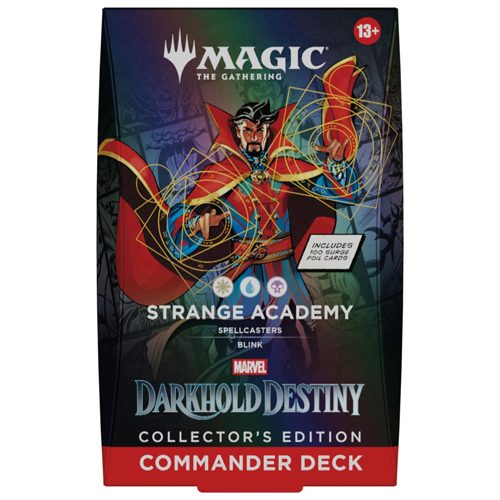 2!WTCD64670000S2 MTG Marvel Darkhold Destiny Strange Academy Collector Commander Deck published by Wizards of the Coast
