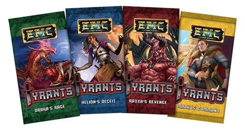 WWG307Z Epic Card Game: Tyrants Expansion (Set Of 4) published by White Wizard Games