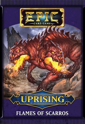2!WWG312S1 Epic Card Game: Uprising Flames Of Scarros Expansion Pack published by White Wizard Games