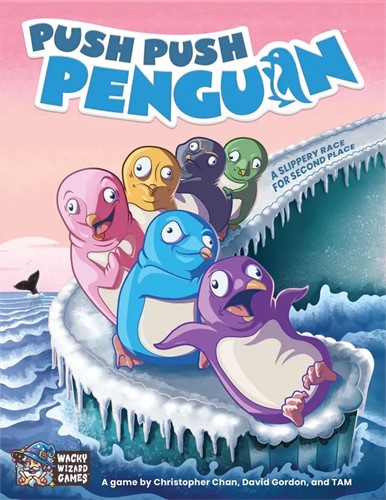2!WWGPPP001 Push Push Penguin Board Game published by Wise Wizard Games