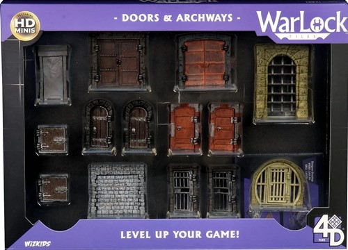 WZK16503 WarLock Tiles System: Doors And Archways published by WizKids Games