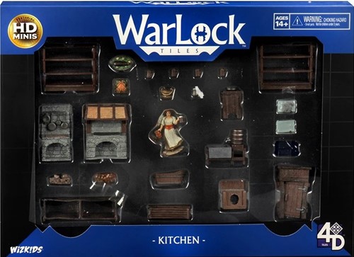 WZK16526 WarLock Tiles System: Kitchen published by WizKids Games