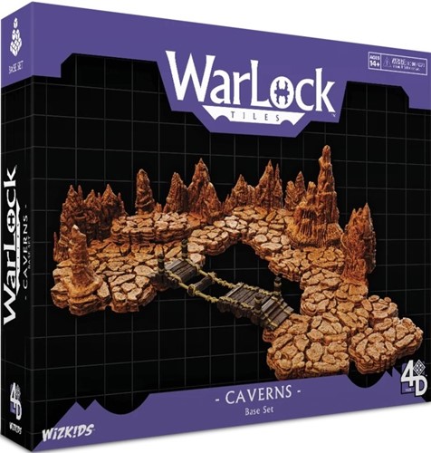 WZK16533 WarLock Tiles System: Caverns Base Set published by WizKids Games