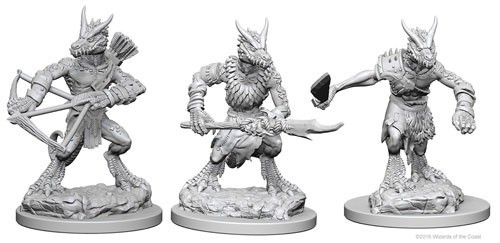 WZK72557S Dungeons And Dragons Nolzur's Marvelous Unpainted Minis: Kobolds published by WizKids Games
