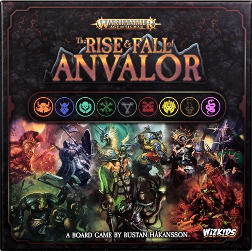 2!WZK73140 Warhammer: Age of Sigmar Board Game: The Rise And Fall Of Anvalor published by WizKids Games