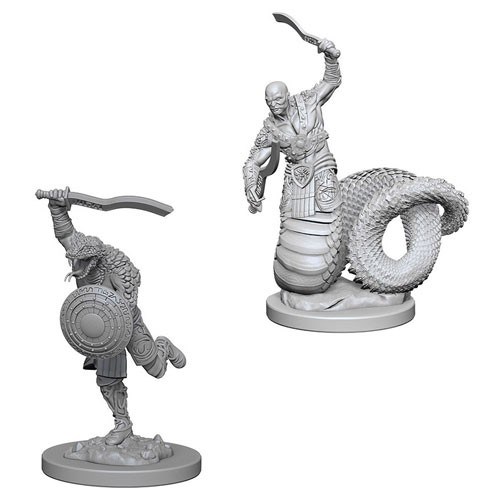 WZK73195S Dungeons And Dragons Nolzur's Marvelous Unpainted Minis: Yuan-Ti Malisons published by WizKids Games
