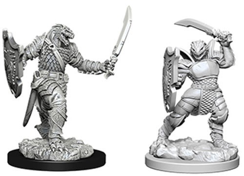 WZK73341S Dungeons And Dragons Nolzur's Marvelous Unpainted Minis: Dragonborn Female Paladin published by WizKids Games