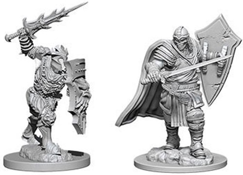 WZK73399S Dungeons And Dragons Nolzur's Marvelous Unpainted Minis: Death Knight And Helmed Horror published by WizKids Games