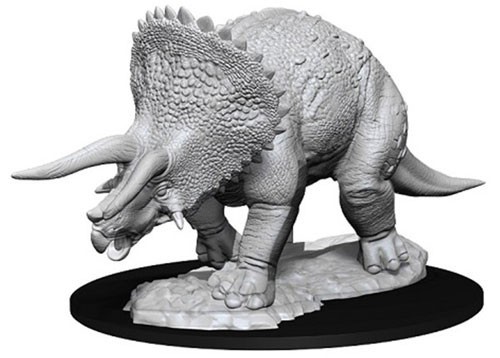 WZK73533 Dungeons And Dragons Nolzur's Marvelous Unpainted Minis: Triceratops published by WizKids Games