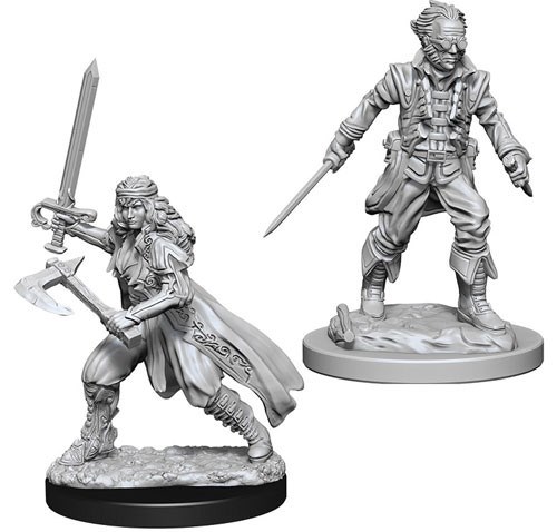 WZK73676S Dungeons And Dragons Nolzur's Marvelous Unpainted Minis: Vampire Hunters published by WizKids Games